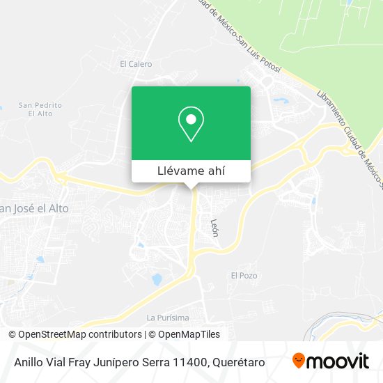 Mapa de Anillo Vial Fray Junípero Serra 11400