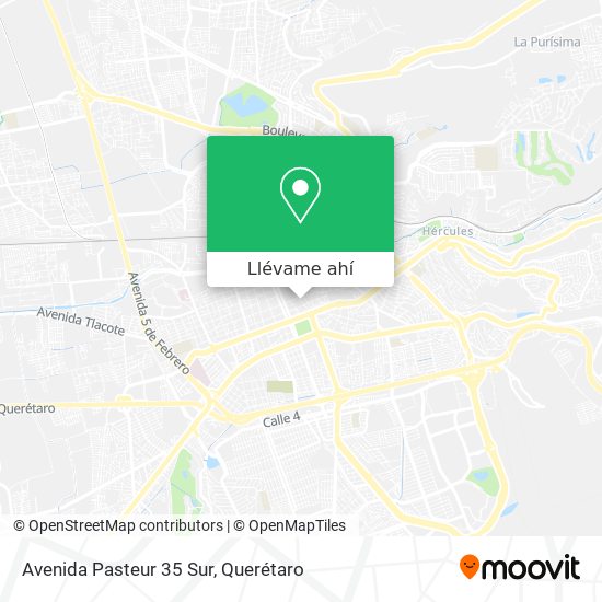 Mapa de Avenida Pasteur 35 Sur