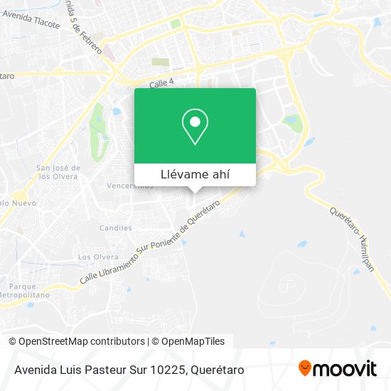 Mapa de Avenida Luis Pasteur Sur 10225