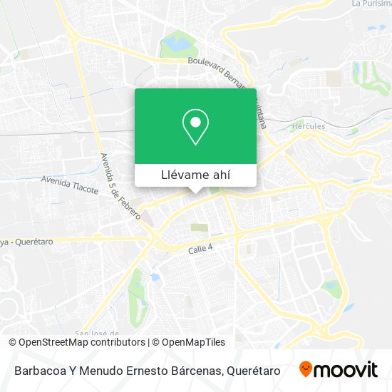 Mapa de Barbacoa Y Menudo Ernesto Bárcenas