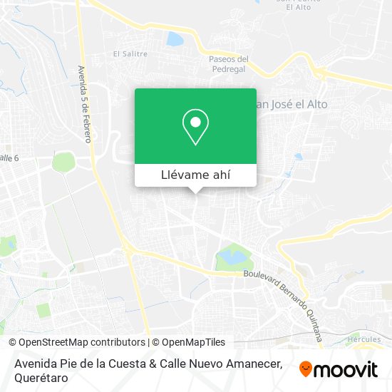 Mapa de Avenida Pie de la Cuesta & Calle Nuevo Amanecer