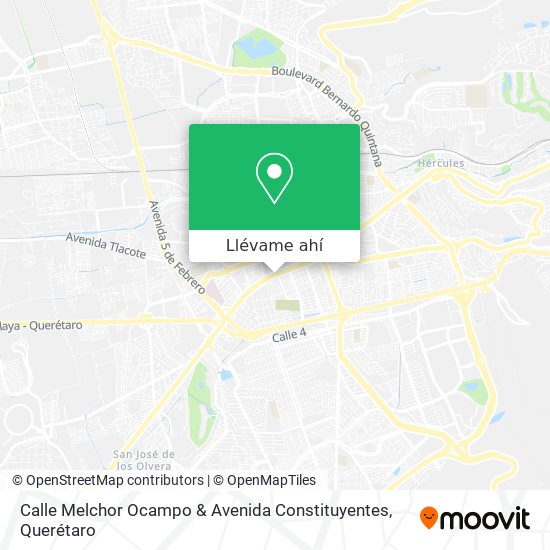 Cómo llegar a Calle Melchor Ocampo & Avenida Constituyentes en Santiago De  Querétaro en Autobús?