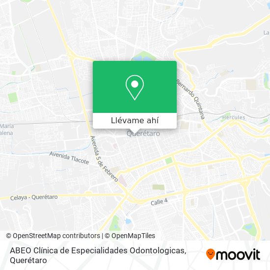 Mapa de ABEO Clínica de Especialidades Odontologicas