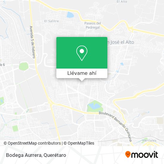 Cómo llegar a Bodega Aurrera en Santiago De Querétaro en Autobús?