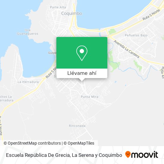 Mapa de Escuela República De Grecia