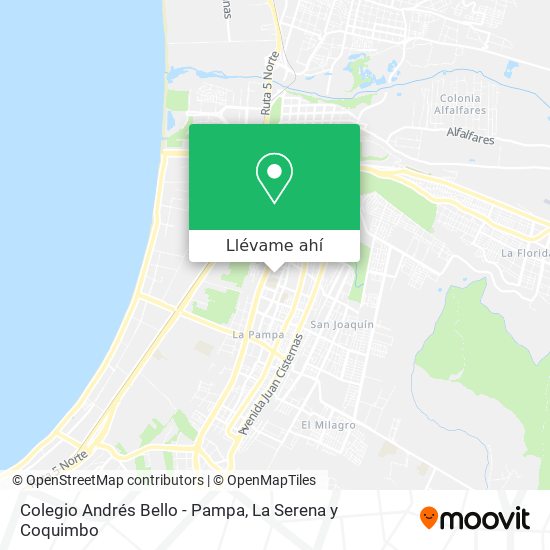 Mapa de Colegio Andrés Bello - Pampa