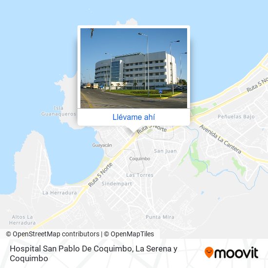 Mapa de Hospital San Pablo De Coquimbo