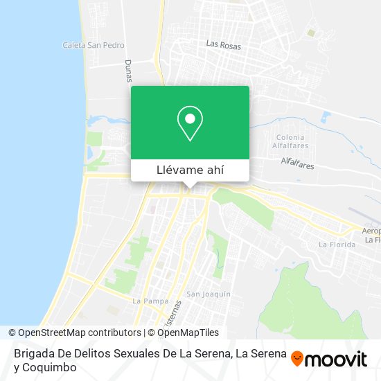 Mapa de Brigada De Delitos Sexuales De La Serena