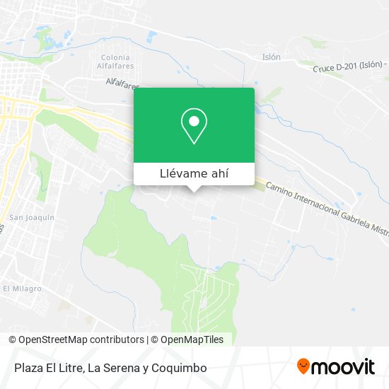 Mapa de Plaza El Litre