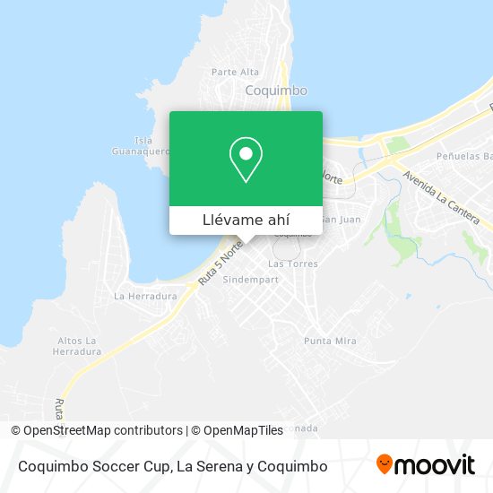 Mapa de Coquimbo Soccer Cup