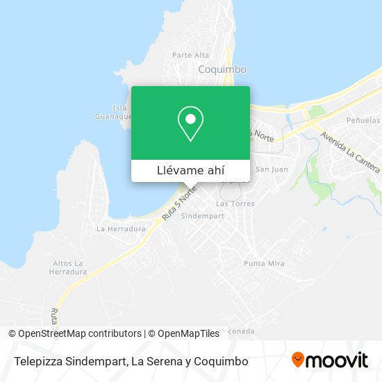 Mapa de Telepizza Sindempart