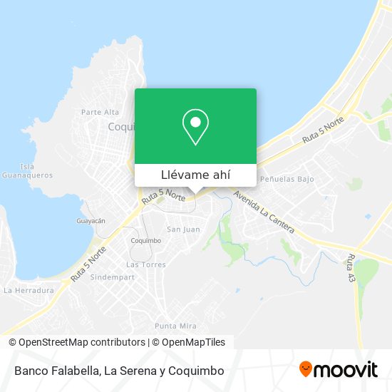 Mapa de Banco Falabella