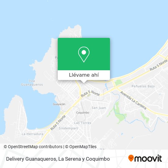 Mapa de Delivery Guanaqueros