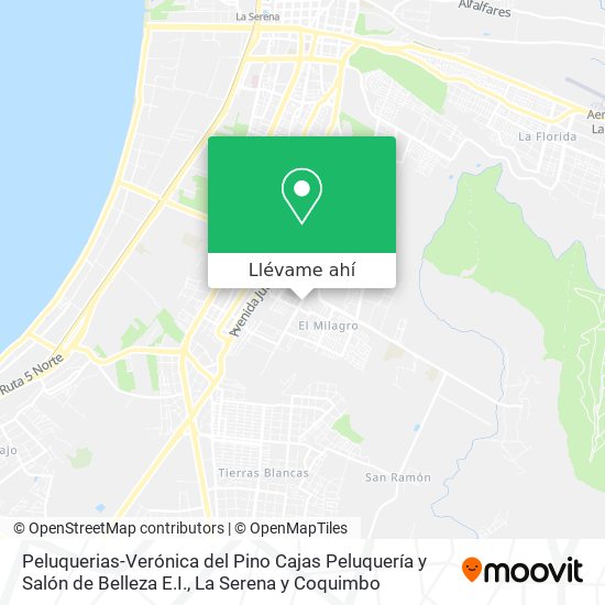 Mapa de Peluquerias-Verónica del Pino Cajas Peluquería y Salón de Belleza E.I.