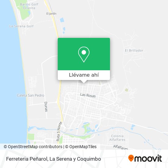 Mapa de Ferreteria Peñarol