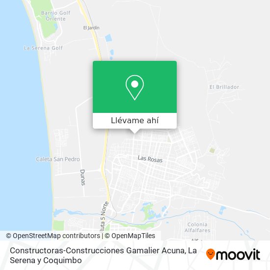 Mapa de Constructoras-Construcciones Gamalier Acuna