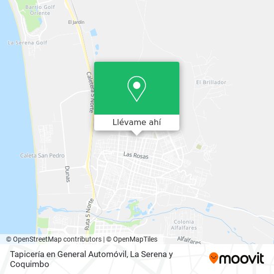 Mapa de Tapicería en General Automóvil