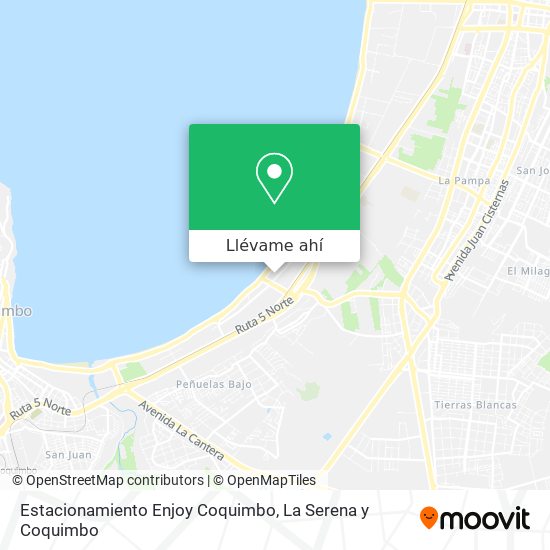 Mapa de Estacionamiento Enjoy Coquimbo