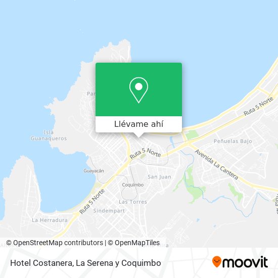 Mapa de Hotel Costanera