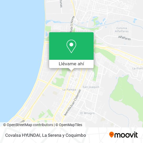 Mapa de Covalsa HYUNDAI