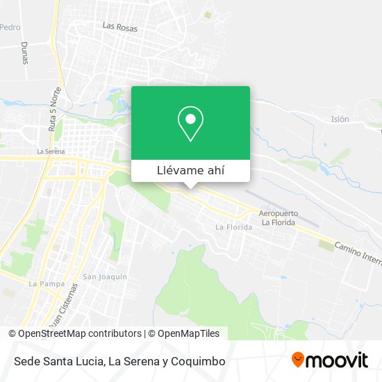 Mapa de Sede Santa Lucia