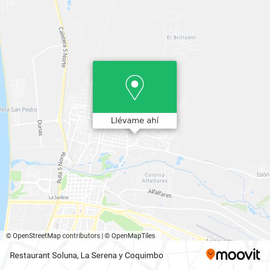 Mapa de Restaurant Soluna