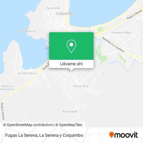 Mapa de Fugas La Serena