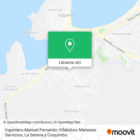 Mapa de Ingeniero-Manuel Fernando Villalobos Meneses Servicios