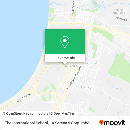 Mapa de The International School