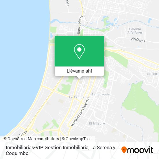 Mapa de Inmobiliarias-VIP Gestión Inmobiliaria