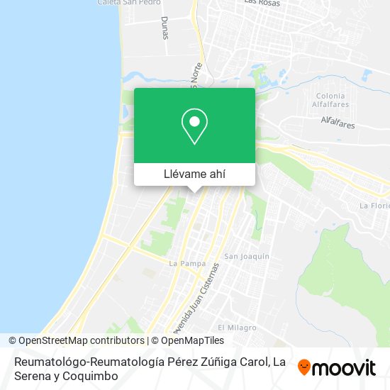 Mapa de Reumatológo-Reumatología Pérez Zúñiga Carol