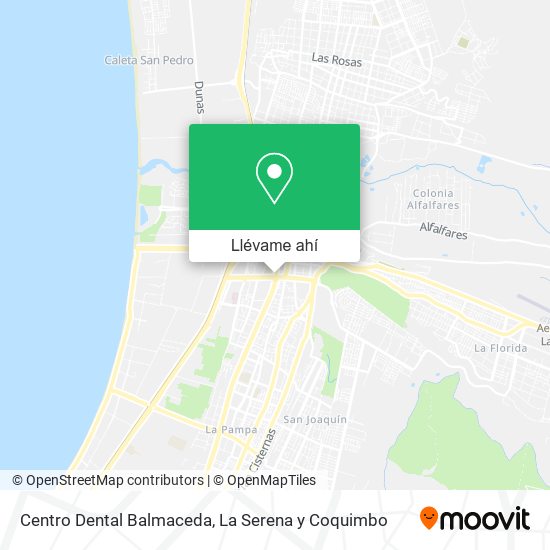 Mapa de Centro Dental Balmaceda