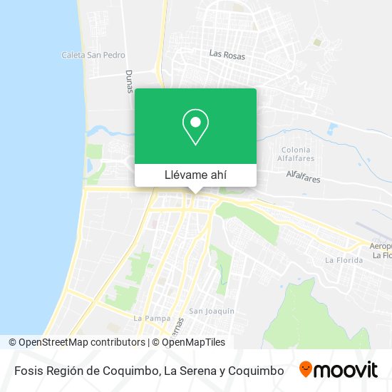 Mapa de Fosis Región de Coquimbo