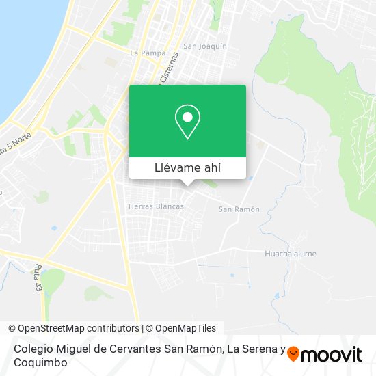 Mapa de Colegio Miguel de Cervantes San Ramón