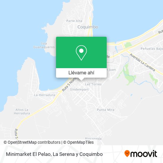 Mapa de Minimarket El Pelao