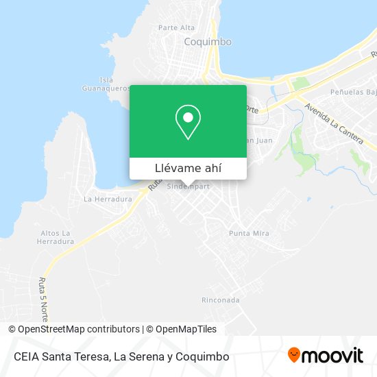 Mapa de CEIA Santa Teresa