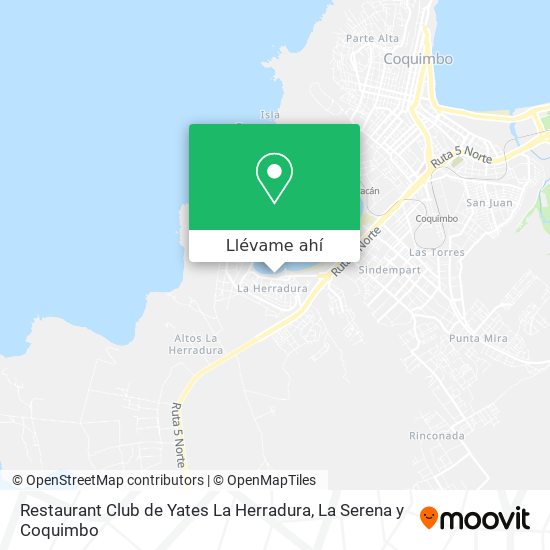Mapa de Restaurant Club de Yates La Herradura