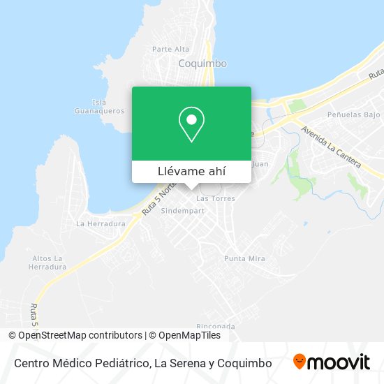 Mapa de Centro Médico Pediátrico