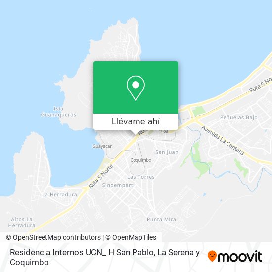 Mapa de Residencia Internos UCN_ H San Pablo