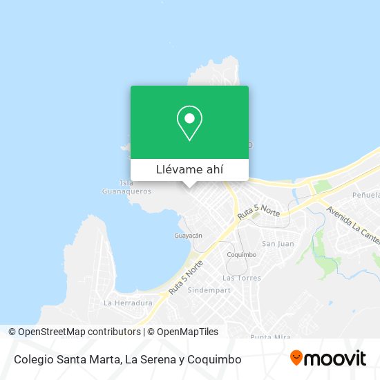 Mapa de Colegio Santa Marta
