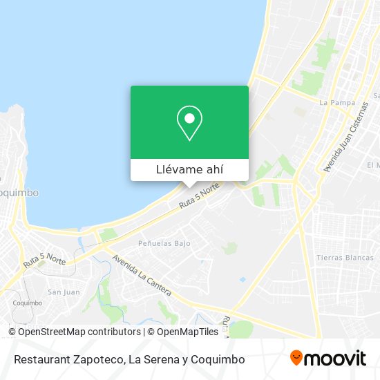 Mapa de Restaurant Zapoteco