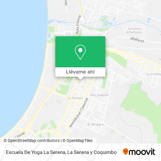 Mapa de Escuela De Yoga La Serena