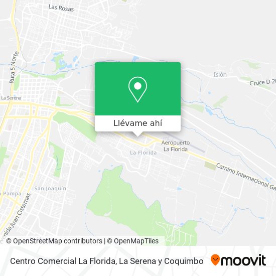 Mapa de Centro Comercial La Florida