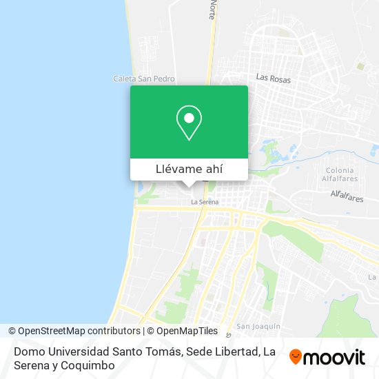 Mapa de Domo Universidad Santo Tomás, Sede Libertad