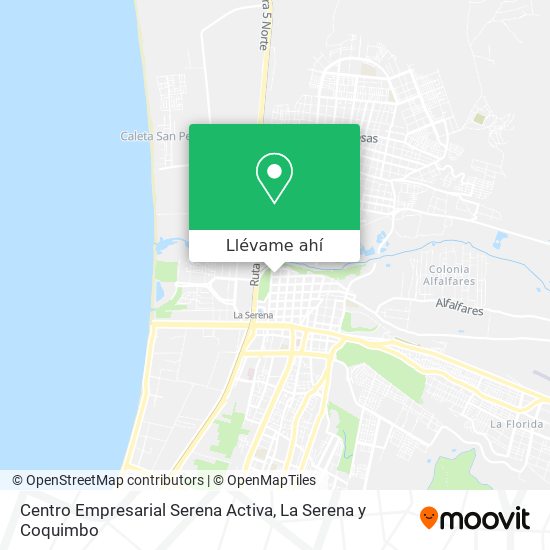 Mapa de Centro Empresarial Serena Activa