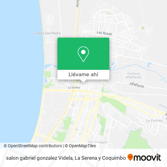 Mapa de salon gabriel gonzalez Videla
