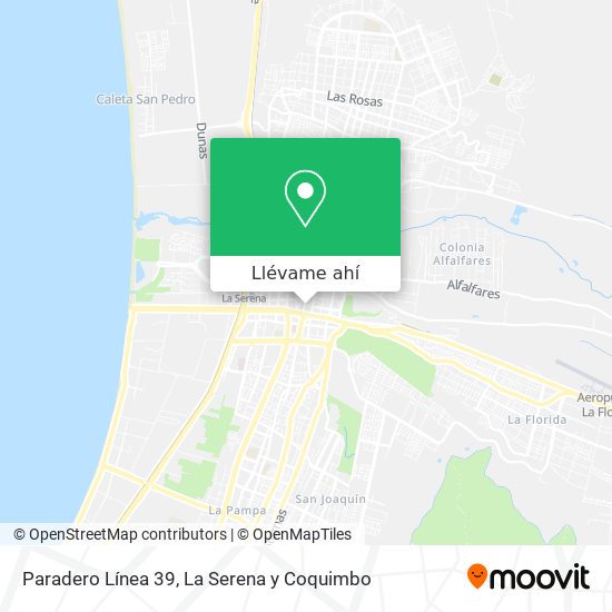 Mapa de Paradero Línea 39