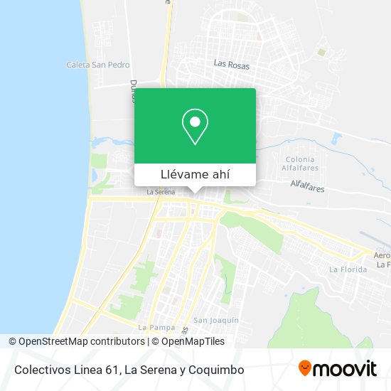 Mapa de Colectivos Linea 61