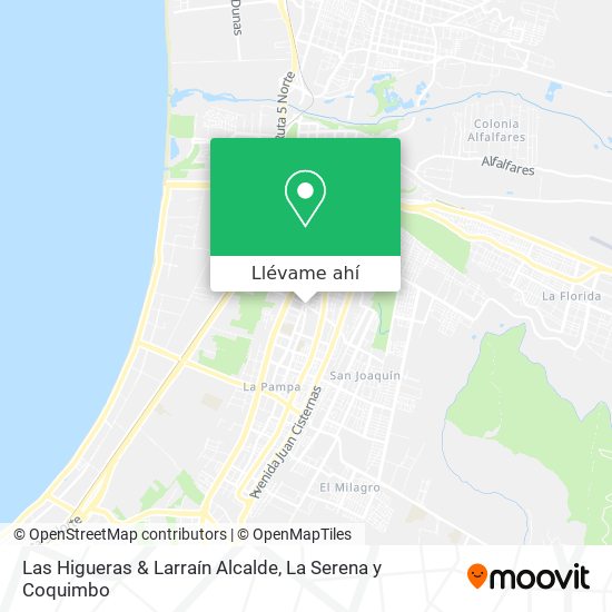 Mapa de Las Higueras & Larraín Alcalde