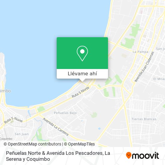 Mapa de Peñuelas Norte & Avenida Los Pescadores